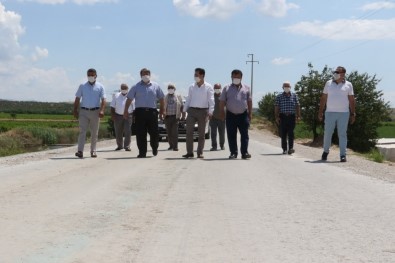 Yol Çalışmasına Muhtarlardan Tam Not