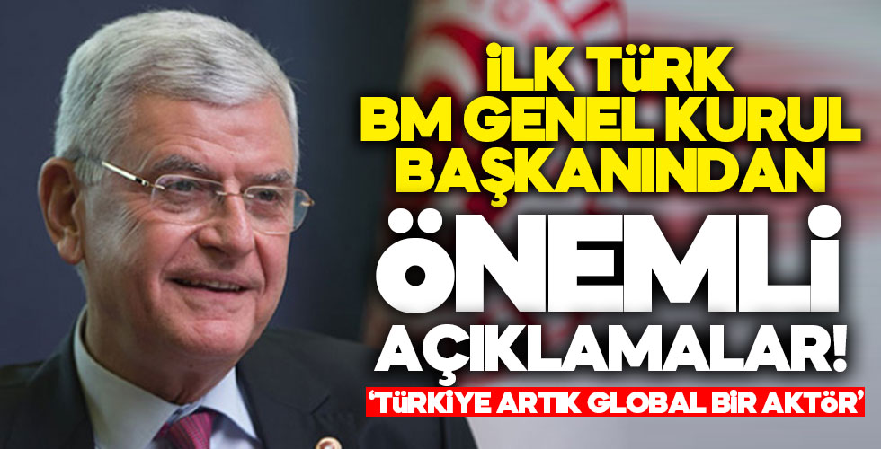BM Genel Kurul Başkanı Bozkır'dan ilk açıklama!