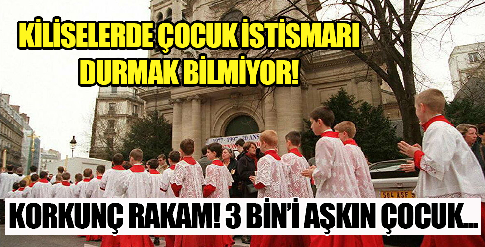 Kiliselerde çocuk istismarı durmak bilmiyor