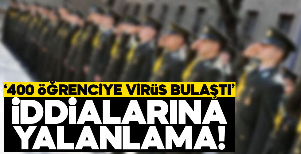 O iddialara yalanlama!