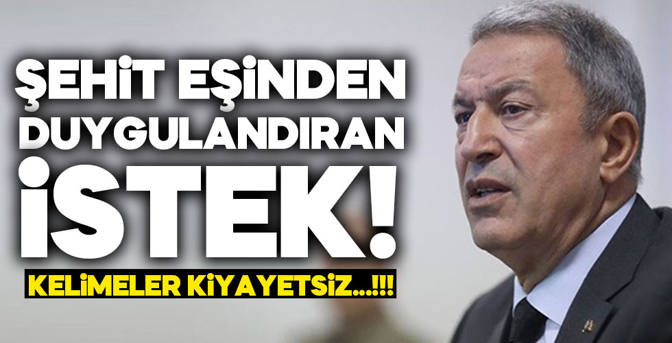 Şehit eşinin o isteği yürekleri dağladı!