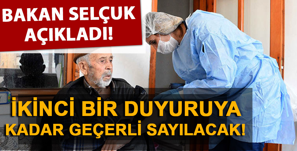 Bakan Selçuk açıkladı! İkinci bir duyuruya kadar geçerli sayılacak