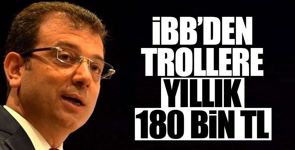 İBB trollere para yağdırmış!