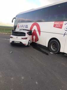 Pasinler'de Trafik Kazası Açıklaması 1 Yaralı