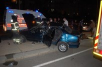 Otomobil Takla Attı Açıklaması 1'İ Ağır 4 Yaralı