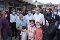 Bakan Soylu Ve Pakdemir'li Sel Felaketi Yaşanan Yenisölöz'de İncelemelerde Bulundu