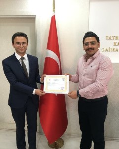 Kaymakamdan Doktora Başarı Belgesi