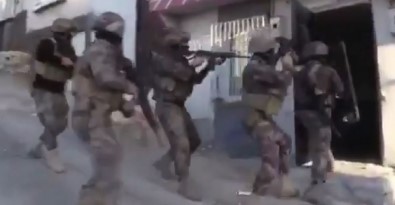 Gaziantep'te Film Sahnelerini Aratmayan Operasyon