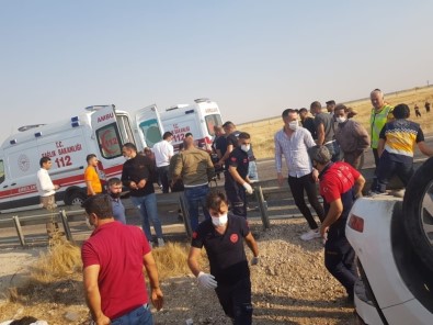 Mardin'de Otomobil Refüje Uçtu Açıklaması 1 Ölü, 2 Yaralı