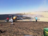 Silvan'da Çıkan Yangında 75 Dönümlük Buğday Tarlası Kül Oldu Haberi