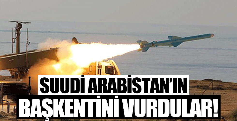 Suudi Arabistan başkentini vurdular