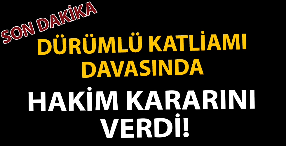 Dürümlü katliamı sanığı Burhan Taş'ın cezası belli oldu