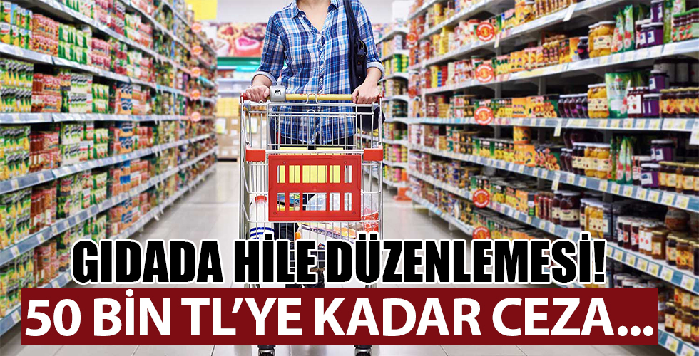 Gıdada hile düzenlemesi! Bunu yapan yandı...