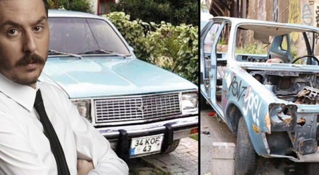 Şükrü Yıldız'ın arabası parça parça çalındı!