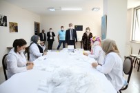 Terziler Odası Üyelerinin Maskeleri İnegöl Belediyesi'nden