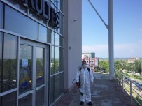 Trakya Üniversitesi, YKS'nin Yapılacağı Binalarda Dezenfeksiyon İşlemi Yaptı