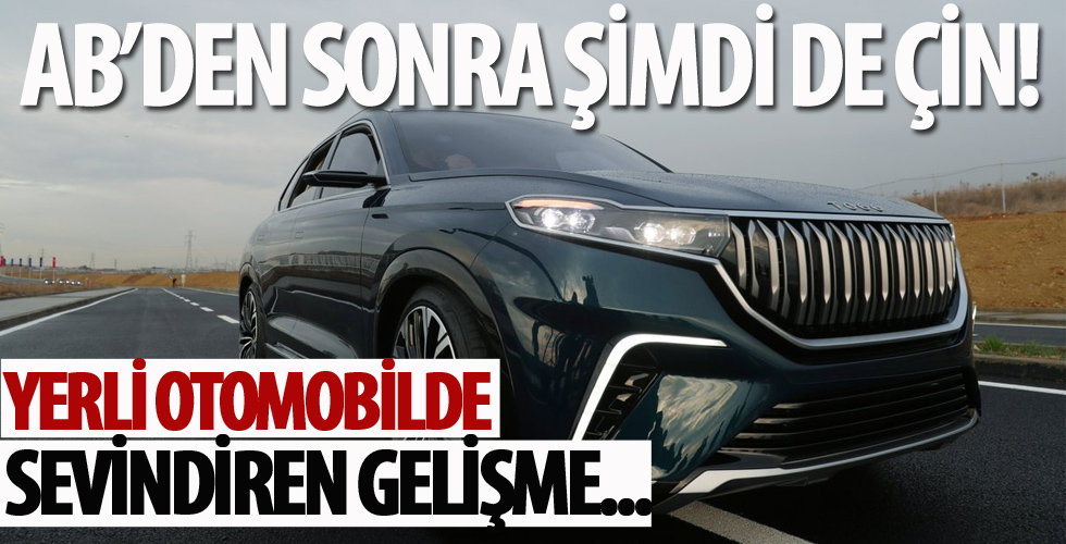 Yerli otomobilde sevindiren gelişme