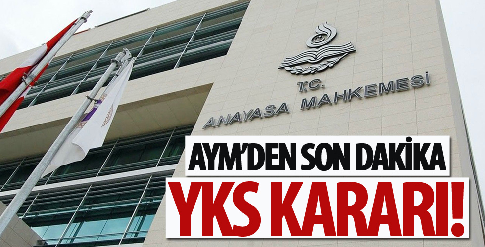 AYM'den YKS kararı