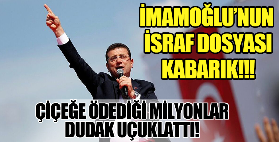 İmamoğlu’nun israf dosyası peşini bırakmıyor