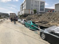 İstinat Duvarının Altında Aracı Kalan Vatandaş Yaşadıklarını Anlattı