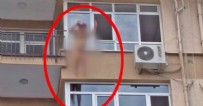 SAĞLIK EKİPLERİ - Kadıköy'de bir kadın çırılçıplak halde kendini 5. kattan aşağı böyle attı!