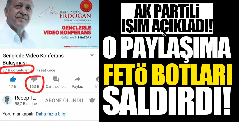 Cumhurbaşkanı Erdoğan'ın paylaşımına FETÖ botları saldırdı
