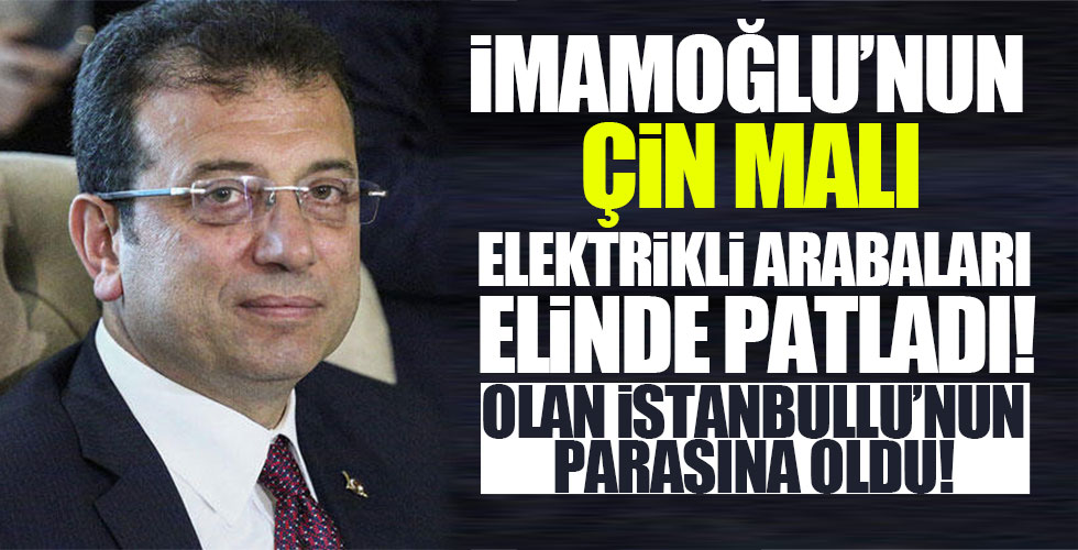 Elektrikli araç saçmalığının faturası İstanbulluya!