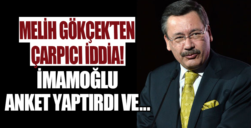 Gökçek'ten çarpıcı iddia: İmamoğlu anket yaptırdı ve...