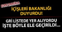 İÇIŞLERI BAKANLıĞı - İçişleri Bakanlığı'ndan son dakika açıklaması! İşte böyle ele geçirildiler...