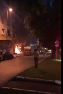 Bahçelievler'de Patlamanın Ardından Yaşanılan Panik Anları Kamerada