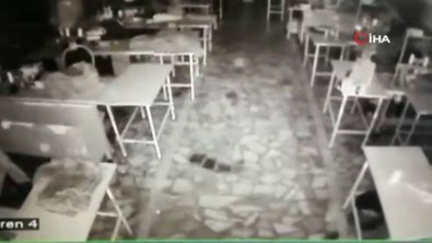 Bahçelievler'de Yaşanan Patlama Anı Kamerada