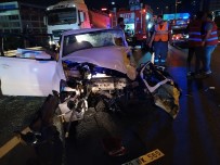 Küçükçemece Basın Ekspres'te Feci Kaza Açıklaması 1 Ölü, 2 Yaralı