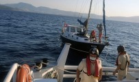 Bodrum Açıklarında Makine Arızası Yapan Tekne Kurtarıldı
