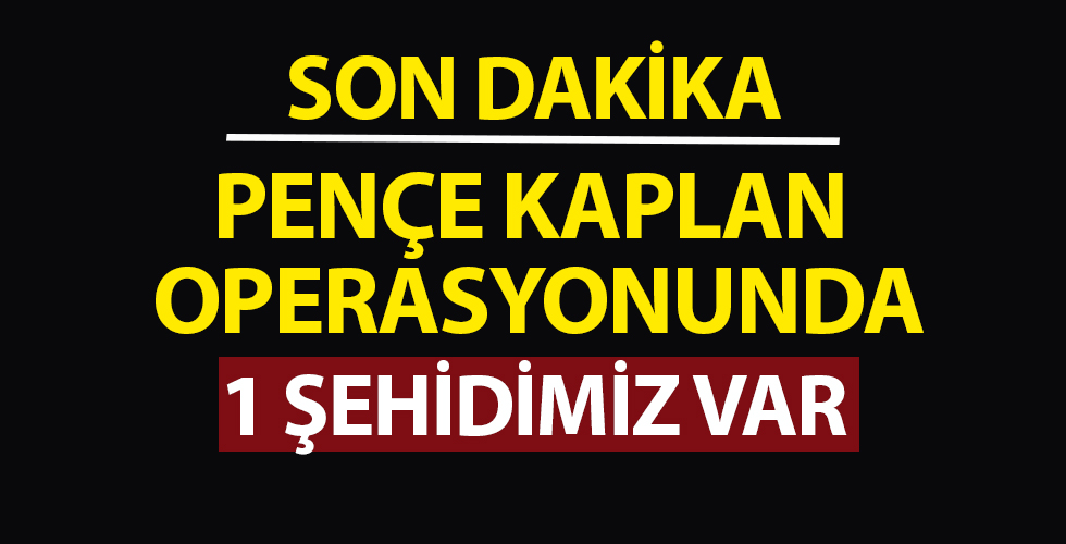 MSB'den SON DAKİKA açıklaması: Pençe Kaplan operasyonunda bir şehidimiz var