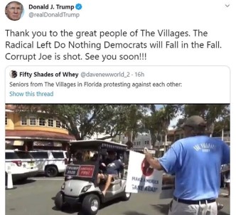 Trump'tan 'ırkçı' paylaşım