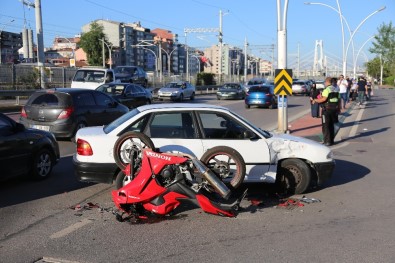 25 Gün Önce Aldığı Motosikletle Kaza Yapan Genç Ağır Yaralandı