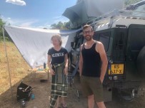 Hollandalı Çift Siirt'te Kamp Yaptı Haberi