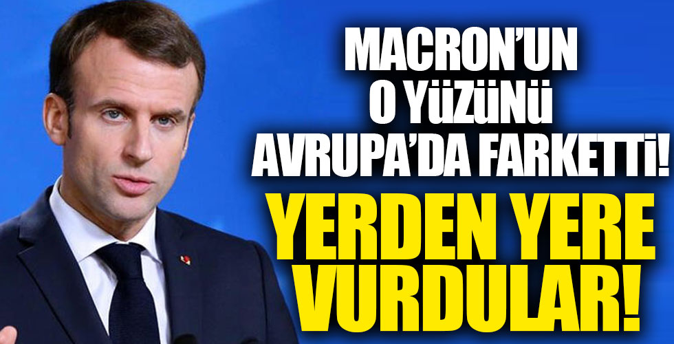 İngiliz basını Macron'u yerden yere vurdu!