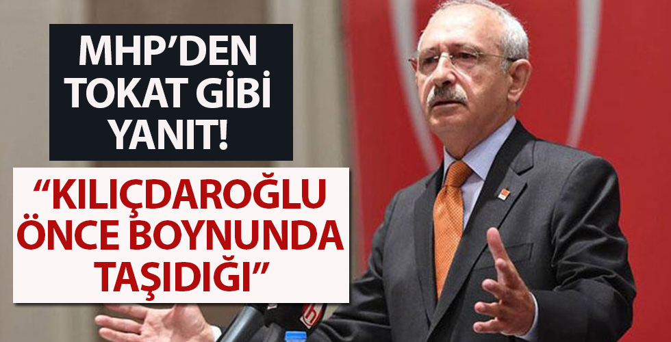 MHP'den tokat gibi yanıt: Kılıçdaroğlu önce boynunda taşıdığı...