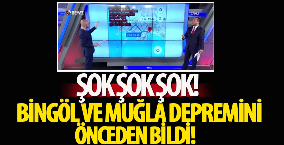 Erkan Trükten önce Bingöl ardından da Muğla depremini bildi