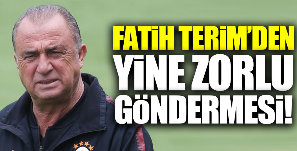 Fatih Terim'den Zorlu göndermesi!