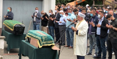Ren Nehri'nde Boğulan Anne Ve Oğlunun Cenazeleri Türkiye'ye Gönderildi