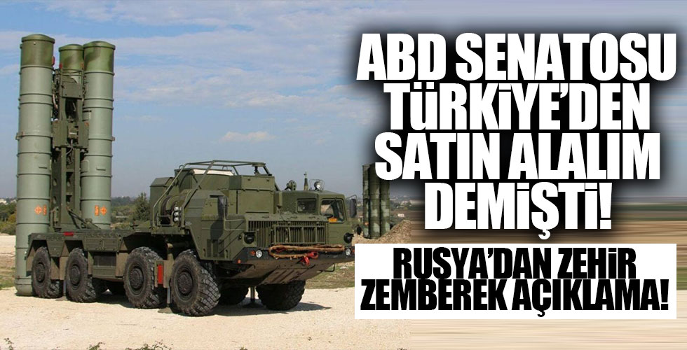 Rusya'dan S-400 açıklaması!