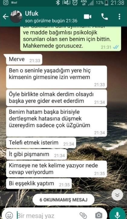 Ufuk Bayraktar'ın ihanetini eşi Merve Bayraktar ifşa etti! Yılın ihanet skandalında ifşa mesajları şoke etti! 'İt gibi pişmanım'