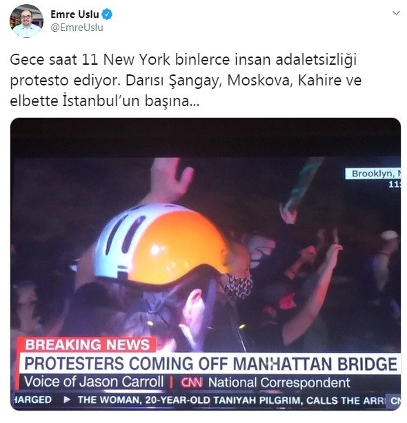 Emre Uslu'dan skandal tweet!