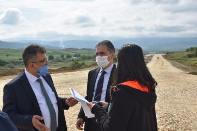 Kaymakam Çenet Ve Başkan Çatal, OSB'de İncelemelerde Bulundu