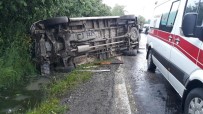 Ordu'da Minibüs Devrildi Açıklaması 9 Yaralı