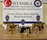 Pendik'te Ruhsatsız Tabanca Taşıyan Şahıslar Polisin Takibiyle Yakalandı