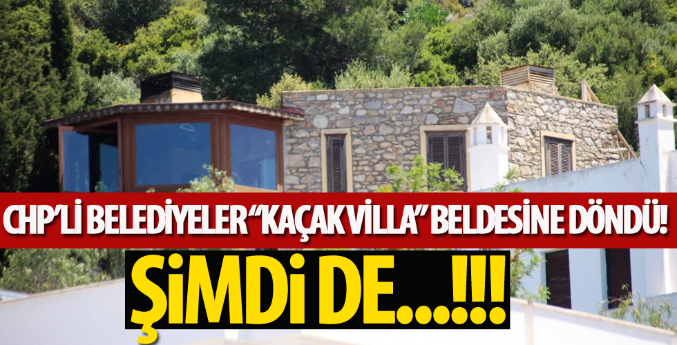 Vekile de yazara da kaçak villa kıyağı!