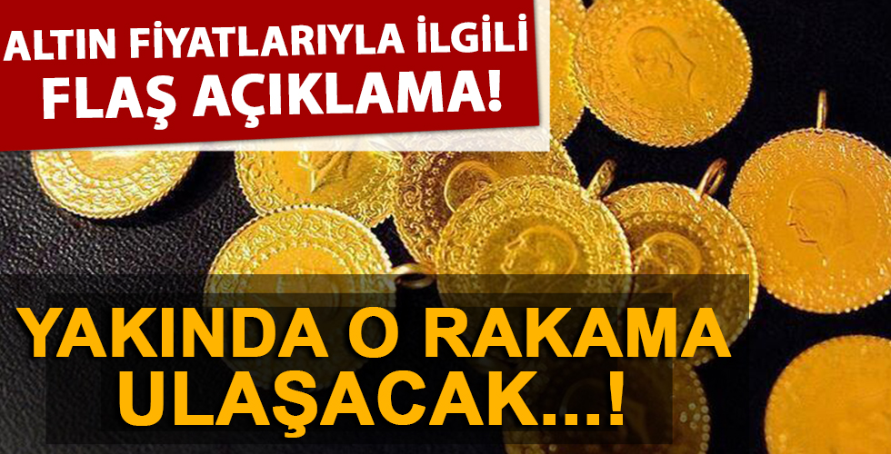 Altındaki düşüş uzun sürmeyecek! Flaş açıklama...